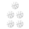 thumbnail image 1 of serony 4pcs Mute Door Rear Wall Crash Waterproof Anti-Collision Wall Crash Waterproof Pad Basketball Style 5cm white 5Set, 1 of 6