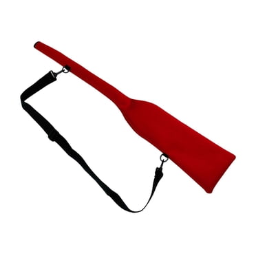 bedienty Sac de Pagaie pour Bateau Dragon Housse de Pagaie pour Kayak Support de Sports Nautiques Pagaie Noir Rouge 19x91cm