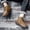 Khaki, variant on TIMIFIS Men's Casual Shoes High Top Fashion Sneaker Lightweight Men Boots Shoes ummer