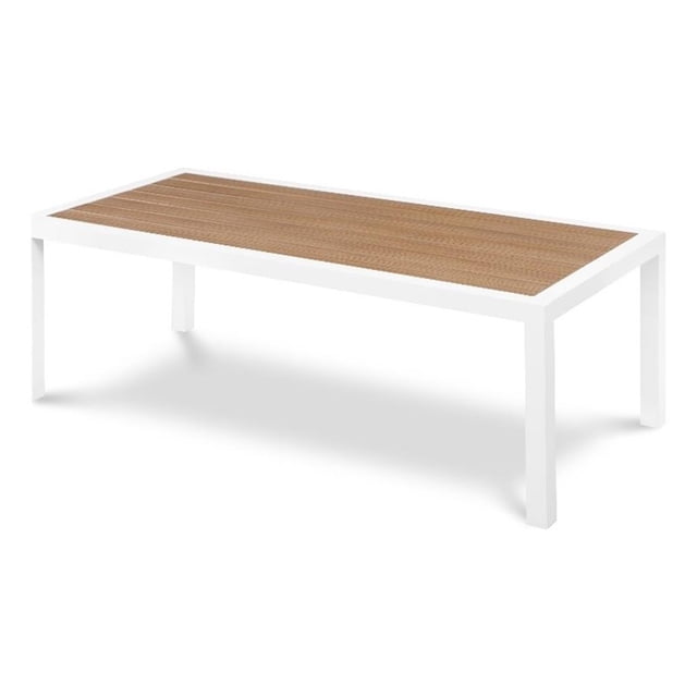 Meridian Furniture Nizuc Table Basse de Patio Extérieur en Bois Brun