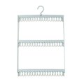 thumbnail image 4 of Underwear Hanger Closet Organizer Rotatable Windproof Clothes Drying Hanger with Gray 54clips, 4 of 9