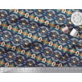thumbnail image 2 of Soimoi polyester Crepe Fabric Geometric Southwestern Print Fabric by Yard 52 Inch Wide, 2 of 3