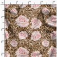 thumbnail image 2 of Soimoi Rayon Fabric Peony Floral Print Sewing Fabric Yard 56 Inch Wide, 2 of 6