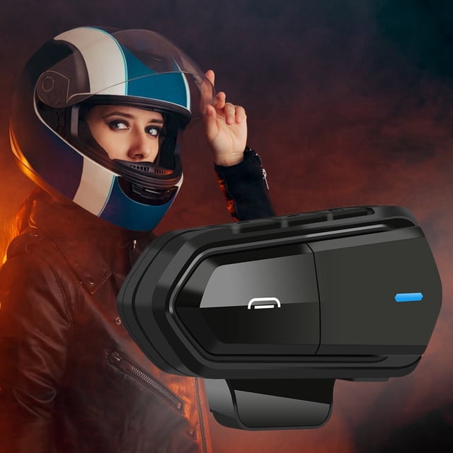 Casque de Moto Casque Compatible Bluetooth Casque Musical Casque Étanche
