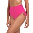 thumbnail image 3 of RELLECIGA Bas de Bikini Réversible Taille Haute pour Femmes, 3 of 7