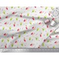 thumbnail image 3 of Soimoi Velvet Fabric Straw & Juice Beverages Printed Craft Fabric by The Yard 58 Inch Wide, 3 of 3