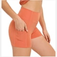 thumbnail image 5 of AherBiu Ensemble d'Entraînement 2 Pcs pour Femmes, Robes Mini Extensibles Sans Manches, Shorts de Yoga avec Poches, 5 of 5