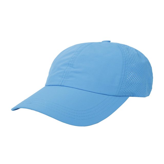 Casquette de Baseball Respirante Maille Croisée Conception Creuse Large Bord Protection Solaire Chapeau de Queue de Cheval Extérieur