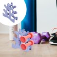 thumbnail image 2 of KAKOWELY 1Pc Dumbbell Rack ABS Dumbbell Rack Double-side Use Dumbbell Holder Storage Rack,9.06"X8.86"X2.36", 2 of 5