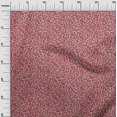 thumbnail image 3 of oneOone Tissu Tabby en Soie Rouge Matériel de Robe Géométrique Tissu Imprimé Tissu au Mètre 42 Pouces de Large, 3 of 5