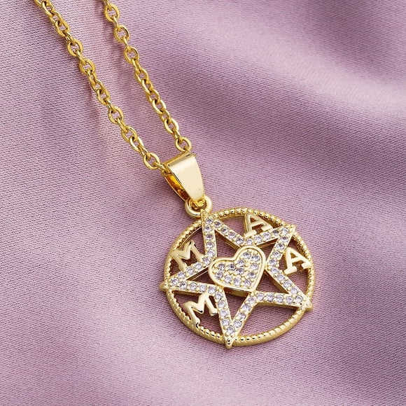 Nvzi Mother's Day Gift Ideas - Mothers Day Necklace for Mom Mothers Day Gifts for Mom from Son Gifts for Her Mom Gifts for Mothers Day Grandma Mothers Day Gift(I)