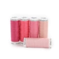 thumbnail image 2 of GÜTERMANN Sew-All Polyester Thread No. 120 Colour Gradient 5-Pack, Pink, 128 m (140 yd), 2 of 5