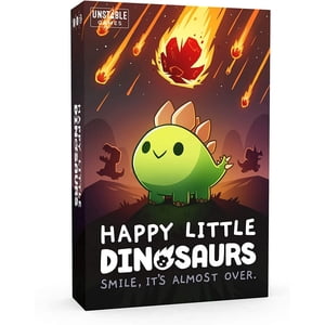 Happy Little Dinosaurs Party Card Game – Fun Survival Board Game for 2–4 Players - English