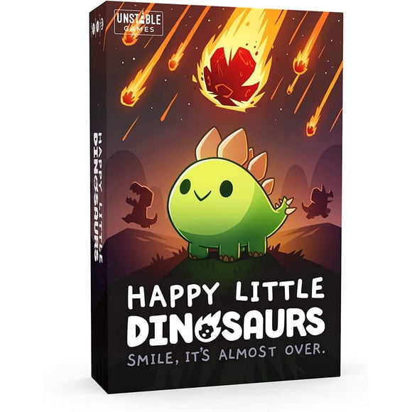 Happy Little Dinosaurs – Jeu de cartes d’ambiance : jeu de survie amusant pour 2 à 4 joueurs - Anglais