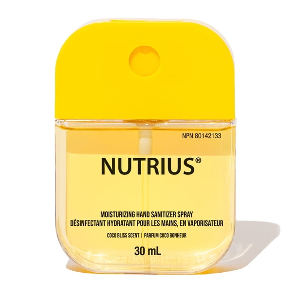 Nutrius Hand Sanitizer Coco Bliss Spray 30 mL - Walmart.ca