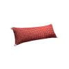 Lksixu Teddy Fleece Body Pillow, 13"x24" Cotton Bed Pillow Insert with Boucle Textured Pillow Cover, Soft Breathable Memory Foam Full Body Pillow Side Sleeper Pillow Machine Washable for Sleeping