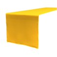 thumbnail image 1 of LA Linen TCpop14x108-YellowDrkP47 Polyester Poplin Table Runner, Dark Yellow - 14 x 108 in., 1 of 1
