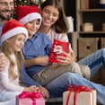 thumbnail image 4 of Vaidha Christmas Pillow Box Candy Chocolate Packaging Box Nougat Baking Box New Year Nut Gift Box Empty Box, 4 of 6