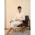 thumbnail image 1 of Men's Breathable Cool Feeling Bathrobe And Clubwear For Spring/Summer, 3/4 Sleeves, 1 of 4