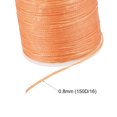 thumbnail image 3 of Unique Bargains Tangerine Polyester Waxed Leather Sewing Thread, 98 Yards, 3 of 5