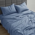thumbnail image 2 of Nestl King Sheet Set, 1800 Series Microfiber Deep Pocket 4 Piece Bed Sheet Set, 2 of 8