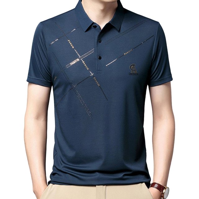 Esquirla T-Shirt pour Homme Marche Léger Randonnée Séchage Rapide Chandails Graphiques L Bleu Foncé