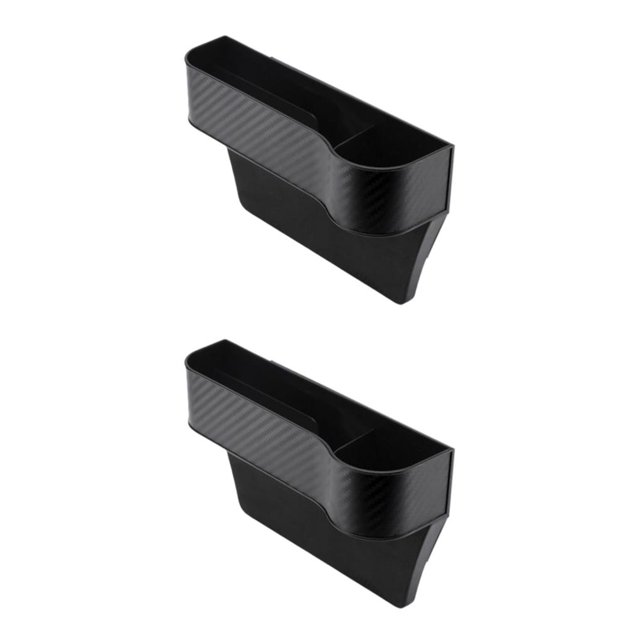 mmirethe Gap Filler Organizer High Performance with Cup Holder Black Right 2Set