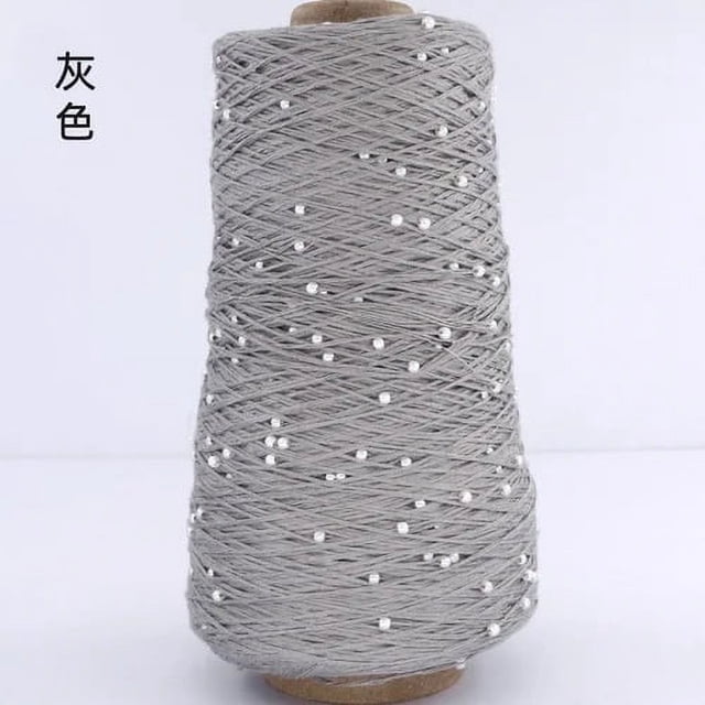 350g Pearl Mercerized Cotton Yarn Hand-knitted Cotton Pearl Lace Line Fine Crochet Thread Bead Thread Diy Hand-braided Thread