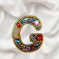 thumbnail image 2 of Porte-clés de Noël 26 Lettres Pendentif Strass, 2 of 8