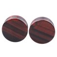 thumbnail image 1 of Red Tiger Stone Ear Tunnel Plugs Ear Gauges Expanders Body Piercing Jewelry (25mm), 1 of 6