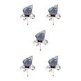 thumbnail image 1 of Youkk Cloth Chic And Stylish Brooch Pin Fashion Statement With Exquisite Piece Modern Minimalist Corsage light grey 5Set, 1 of 6