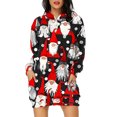 thumbnail image 2 of TIMIFIS Robe Longue Décontractée à Capuche pour Femmes Robe de Noël Moche Légère à Manches Longues avec Poche, 2 of 6