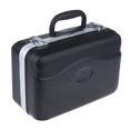 thumbnail image 3 of Milaget Black Plastic Pocket Trumpet Carrying Case Suitcase Lightweight with Handle, 3 of 9