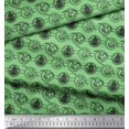 thumbnail image 3 of Soimoi Polyester Crepe Fabric Bird,Fish & Ship Ocean Fabric Prints by Yard 52 Inch Wide, 3 of 3