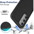 thumbnail image 3 of [PST] Samsung Galaxy S23 FE Hard Case, Dual Layers Heavy Duty Rubber Armor Bumper Hard Case Cover, 3 of 5