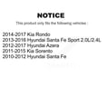 thumbnail image 2 of TEC Front Ceramic Disc Brake Pads TEC-1432 for Car Hyundai Santa Fe Sport Kia Sorento Rondo Azera, 2 of 10