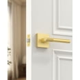 thumbnail image 3 of Poignées de Porte Mates Intérieures Moletées Intimité Poignées de Porte Levier de Porte Robuste pour Chambre Ou Salle de Bain Réversible Sans Clé pour Portes Gauche Droite AM, 3 of 7