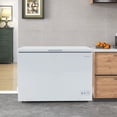 thumbnail image 2 of Costway 10 Cu. Ft. Chest Compact Freezer with 7-Level Temperature, Removable Basket White, 2 of 10
