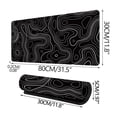 thumbnail image 2 of SDNall Large Gaming Mouse Pad and Desk Mat, 31.5-Inch Extra Wide Non-Slip Base with Heatmap Abstract Design for Precise Control in Gaming and Office Use, 2 of 8