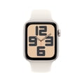 thumbnail image 2 of Apple Watch SE2 44mm GPS Starlight Aluminum Case with Starlight Sport Band - S/M, 2 of 8