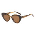 thumbnail image 2 of 2x Cat Eye Sunglasses Style Trendy UV400 Eyewear Leopard, 2 of 6