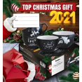 thumbnail image 3 of Bruntmor | Large 24 Ounce Ceramic Mugs For Coffee And Cereal Christmas Theme, 3 of 8