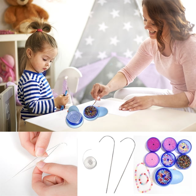 Bead Kit Automatic Beading Beads With 3 Rotate BowlQuickly Bead Threader Beading Bowl Kit For Bracelet DIY Jewelry Bowls Making