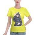 thumbnail image 1 of T-Shirt Basique à Manches Courtes pour Femmes Demon Slayer : Shitou Wuichiro, 1 of 6