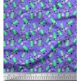 thumbnail image 1 of Soimoi Poly Georgette Fabric Heart & Lighter Men Print Sewing Fabric Yard 52 Inch Wide, 1 of 3