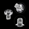 thumbnail image 4 of Unique Bargains M5x8mm Plastic Phillips Bolts PC Pan Head Machine Screws Transparent 50 Pack, 4 of 5