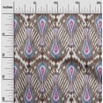 thumbnail image 1 of oneOone Viscose Chiffon Fabric Big Motif Ikat Fabric Prints By Yard 42 Inch Wide, 1 of 4