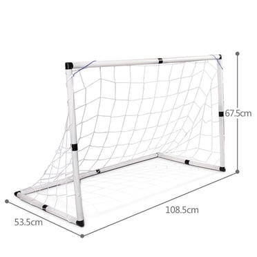 LEEYNEER Kids Football Soccer Goal for Outdoor Play Child M