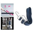thumbnail image 4 of Adjustable Flat Cords with Hooks, Heavy Duty Straps with Hooks, Adjustable Buckles, Luggage Elastic Rope - Blue 2m, 0.5 to 2 Meters, 4 of 8