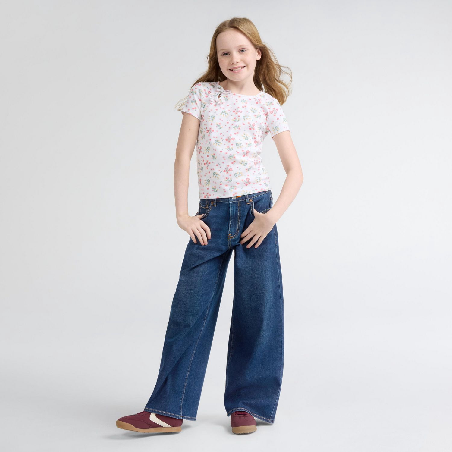 Levi Strauss Signature Jean Coupe Ample pour Fille, Tailles 4 à 18